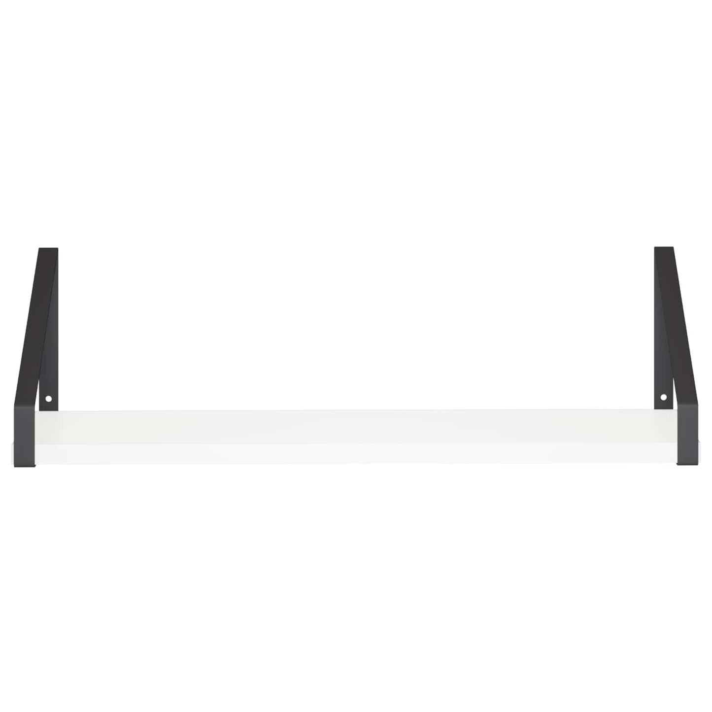 vidaXL Ράφια Τοίχου 2 τμχ. Λευκό 50 x 16 x 15,5 cm