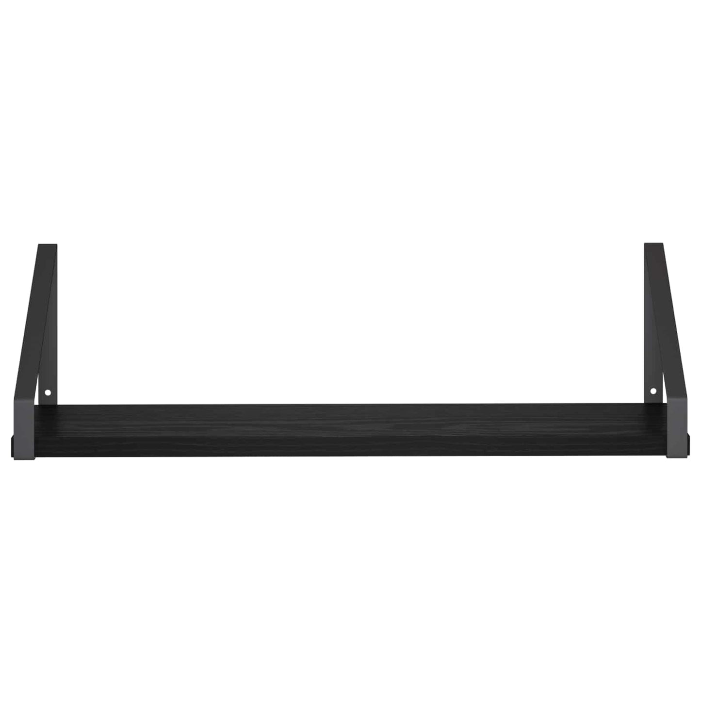 vidaXL Ράφια Τοίχου 4 τμχ. Μαύρη Δρυς 50 x 16 x 15,5 cm