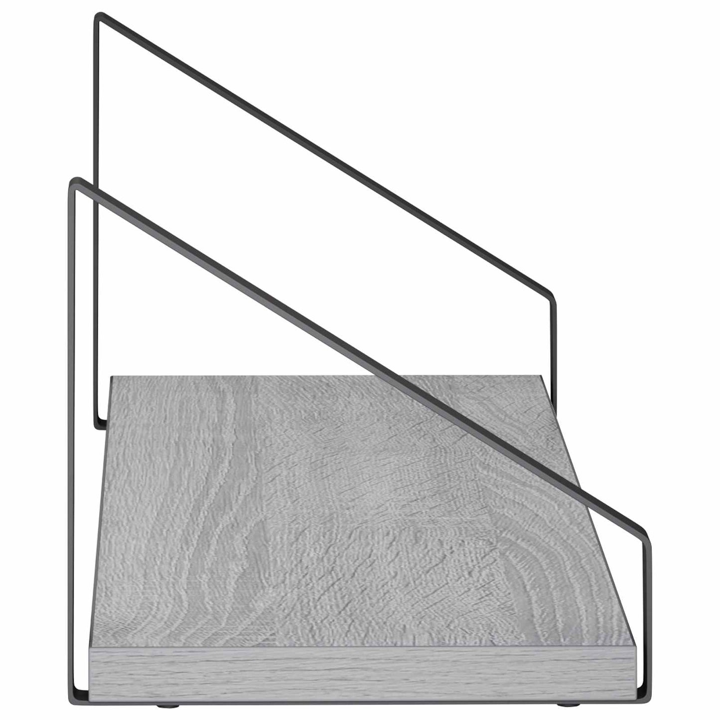 vidaXL Ράφια Τοίχου 4 τμχ. Γκρι Sonoma 50 x 16 x 15,5 cm