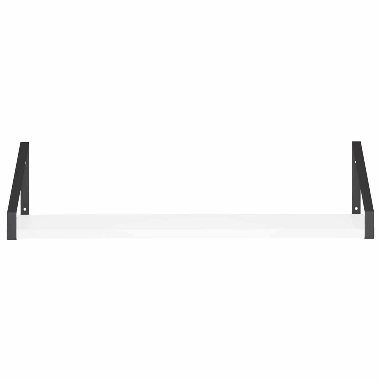 vidaXL Ράφια Τοίχου 2 τμχ. Λευκό 60 x 16 x 15,5 cm
