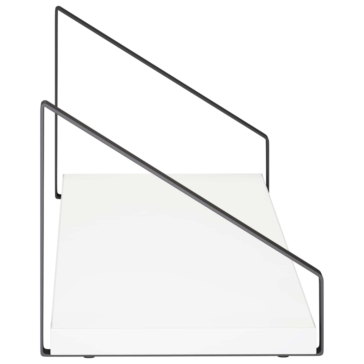 vidaXL Ράφια Τοίχου 4 τμχ. Λευκό 60 x 16 x 15,5 cm