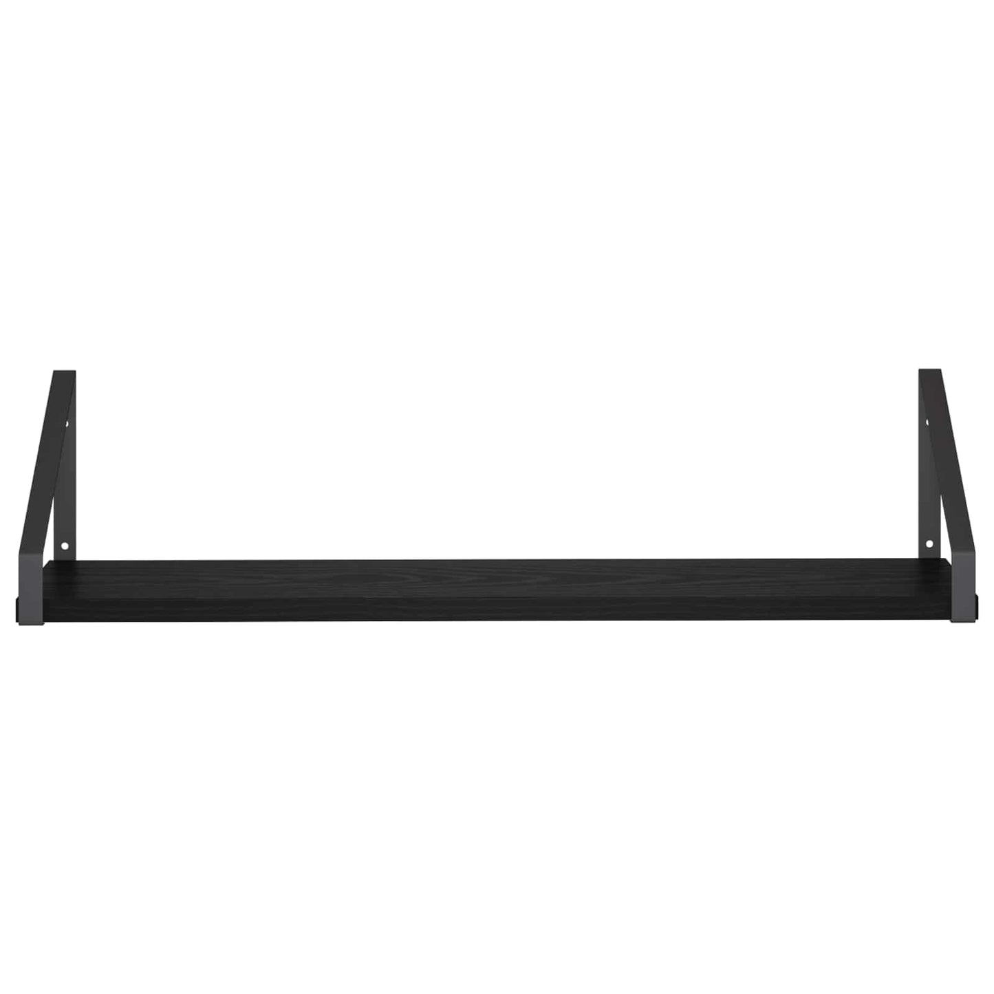 vidaXL Ράφια Τοίχου 4 τμχ. Μαύρη Δρυς 60 x 16 x 15,5 cm