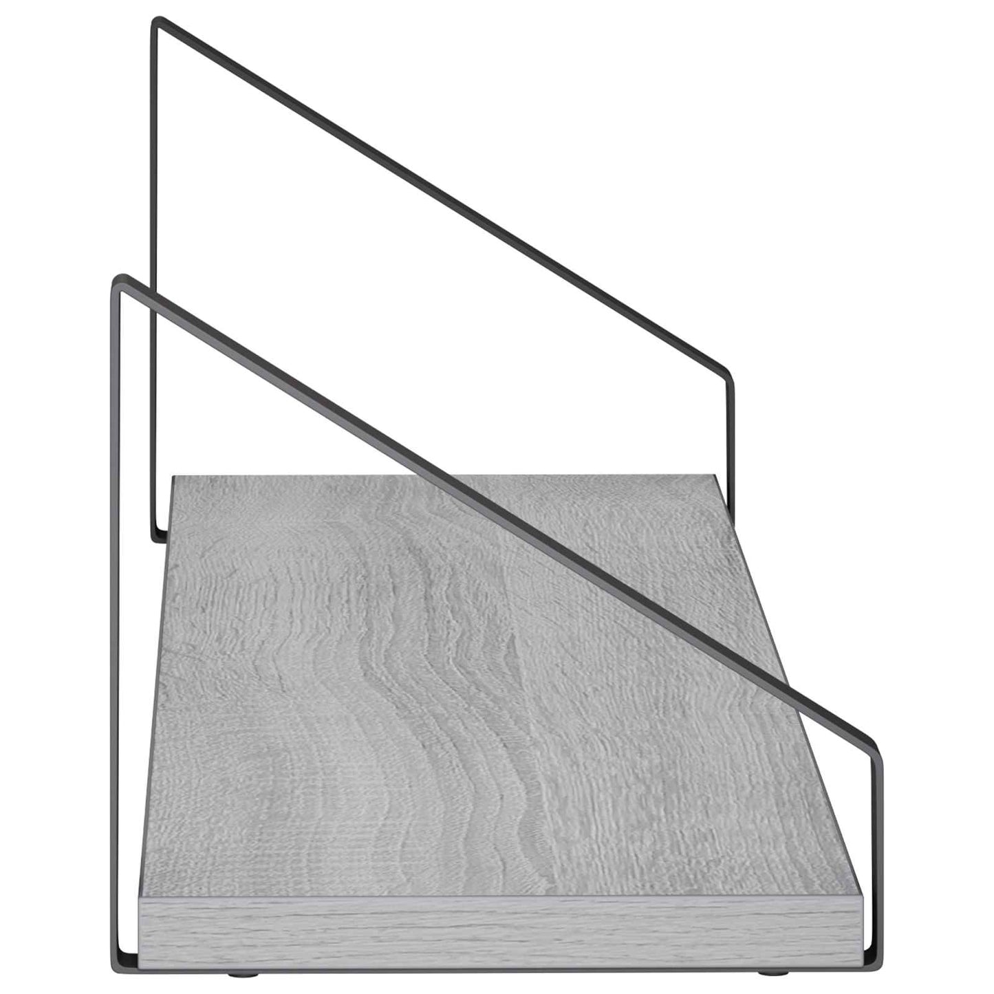 vidaXL Ράφια Τοίχου 2 τμχ. Γκρι Sonoma 60 x 16 x 15,5 cm