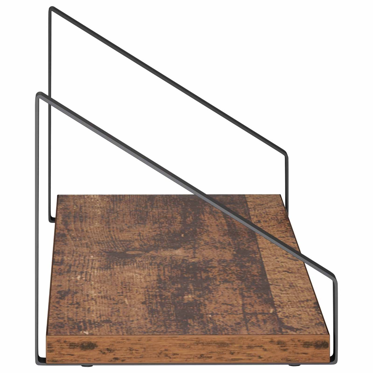 vidaXL Ράφια Τοίχου 2 τμχ. Παλαιωμένο ξύλο 60 x 16 x 15,5 cm