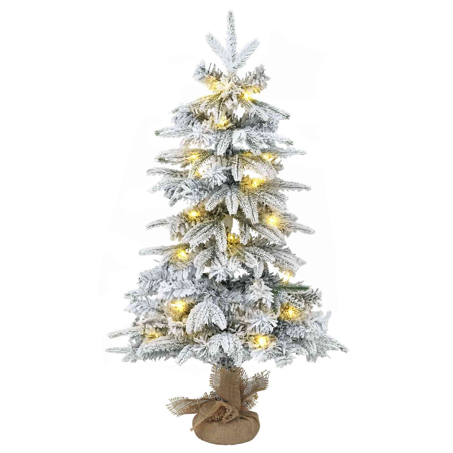 vidaXL Μίνι Χριστουγεννιάτικο Δέντρο 45 εκ. 25 LED Θερμό λευκό