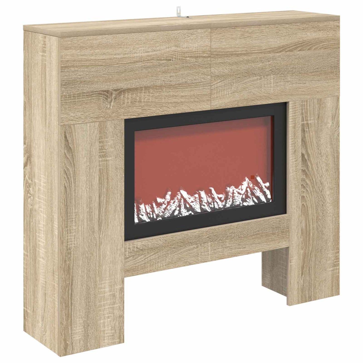 vidaXL Ηλεκτρικό τζάκι Sonoma 100 x 24,5 x 90 cm Επεξεργασμένο ξύλο