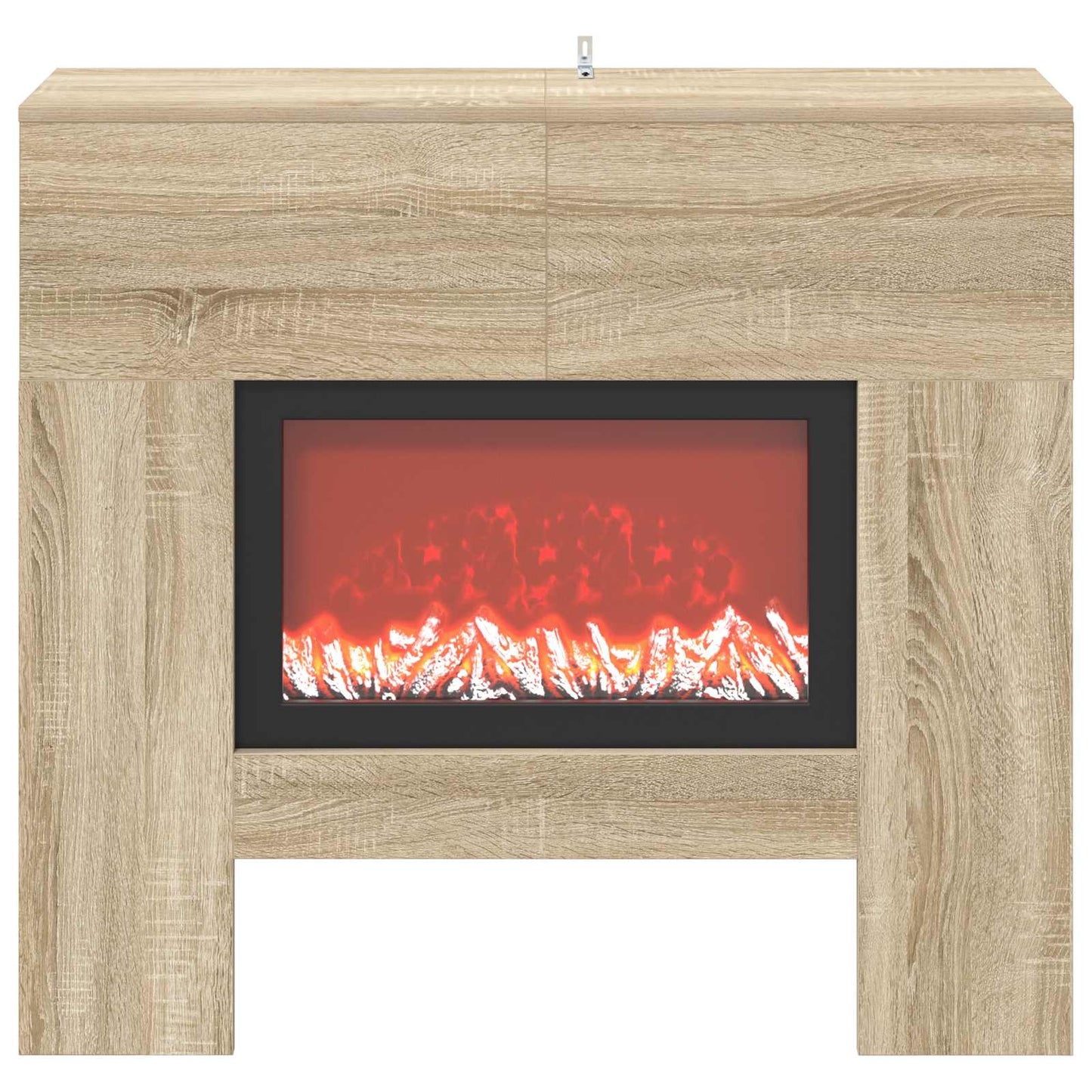 vidaXL Ηλεκτρικό τζάκι Sonoma 100 x 24,5 x 90 cm Επεξεργασμένο ξύλο