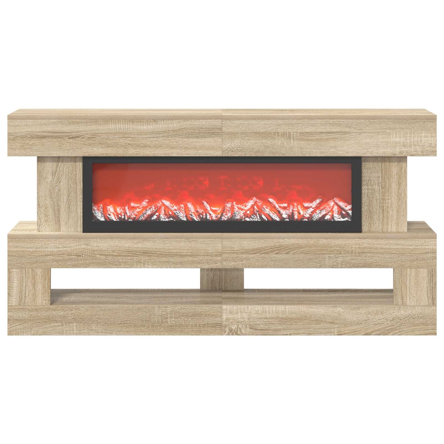 vidaXL Ηλεκτρικό τζάκι Sonoma 150 x 21 x 77 cm Επεξεργασμένο ξύλο