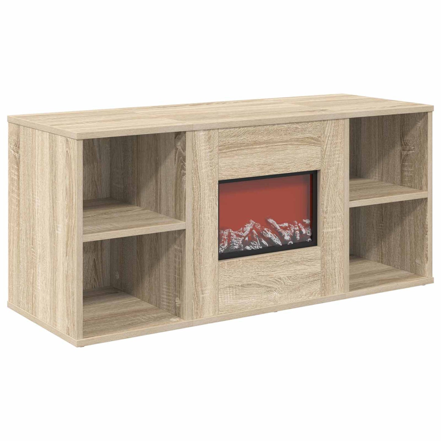 vidaXL Ηλεκτρικό τζάκι Sonoma 100 x 37 x 45,5 cm Επεξεργασμένο ξύλο
