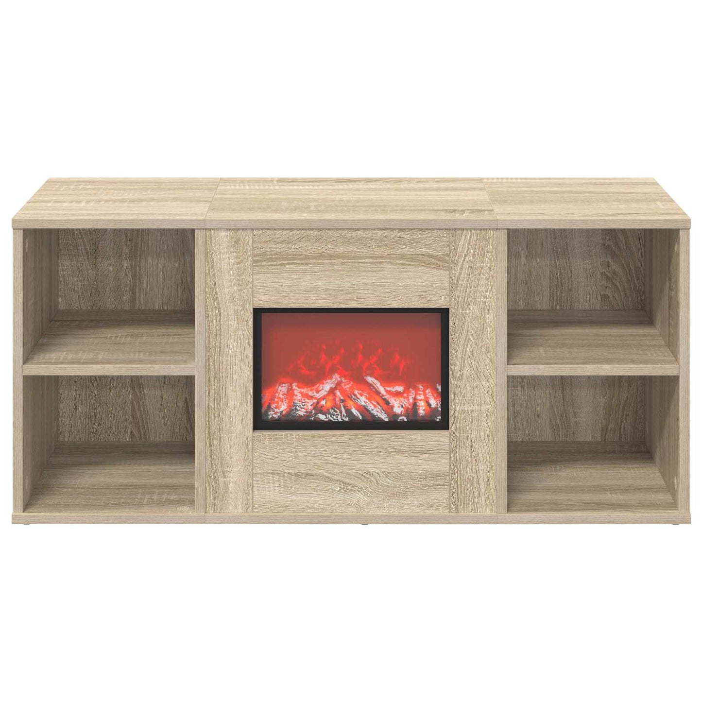 vidaXL Ηλεκτρικό τζάκι Sonoma 100 x 37 x 45,5 cm Επεξεργασμένο ξύλο