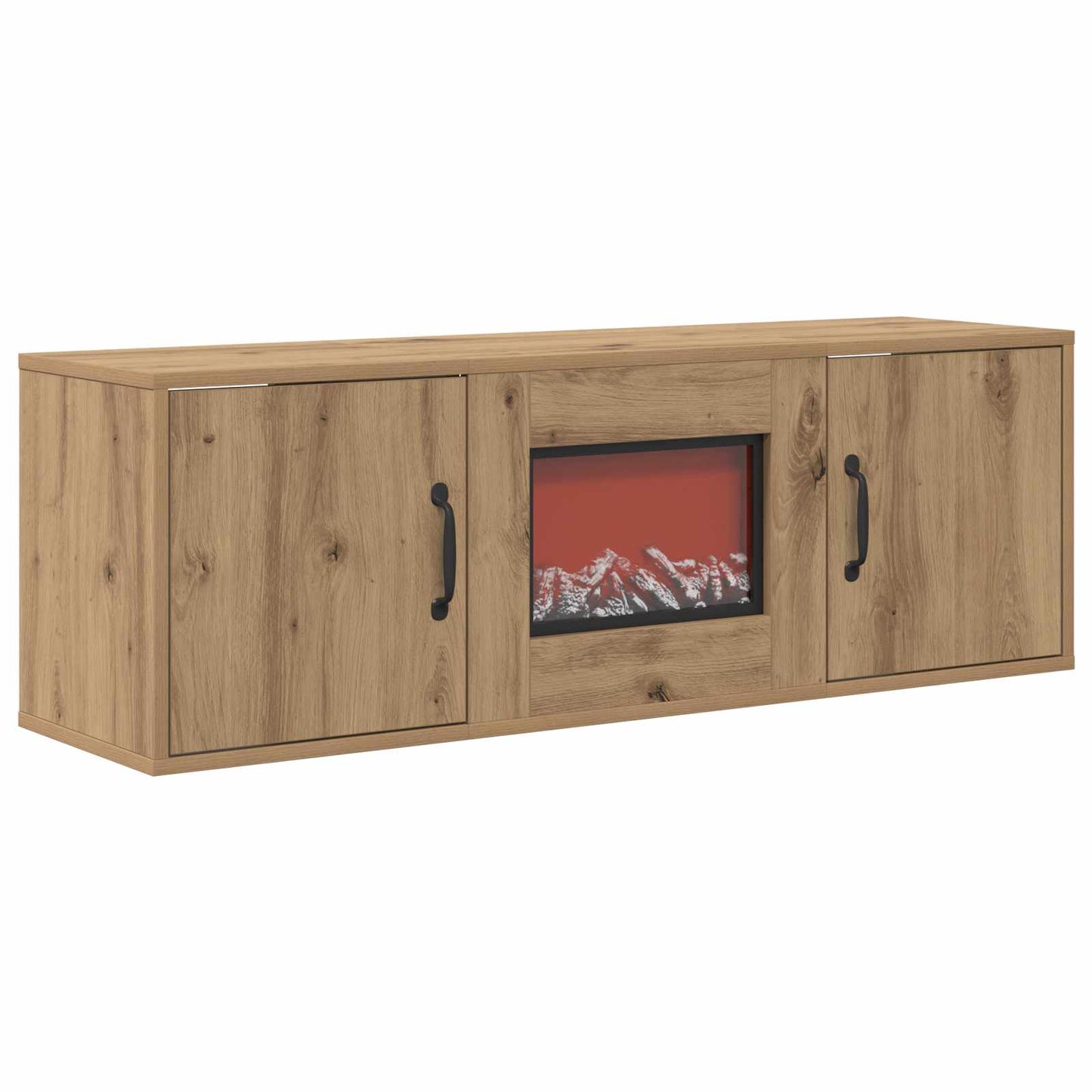 vidaXL Ηλεκτρικό τζάκι Artisan Δρυς 110 x 30 x 36,5 cm