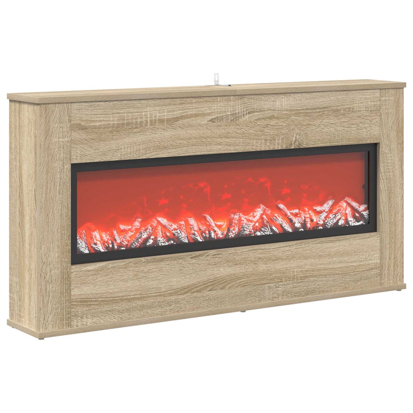 vidaXL Ηλεκτρικό τζάκι Sonoma 114 x 18 x 58,5 cm Επεξεργασμένο ξύλο