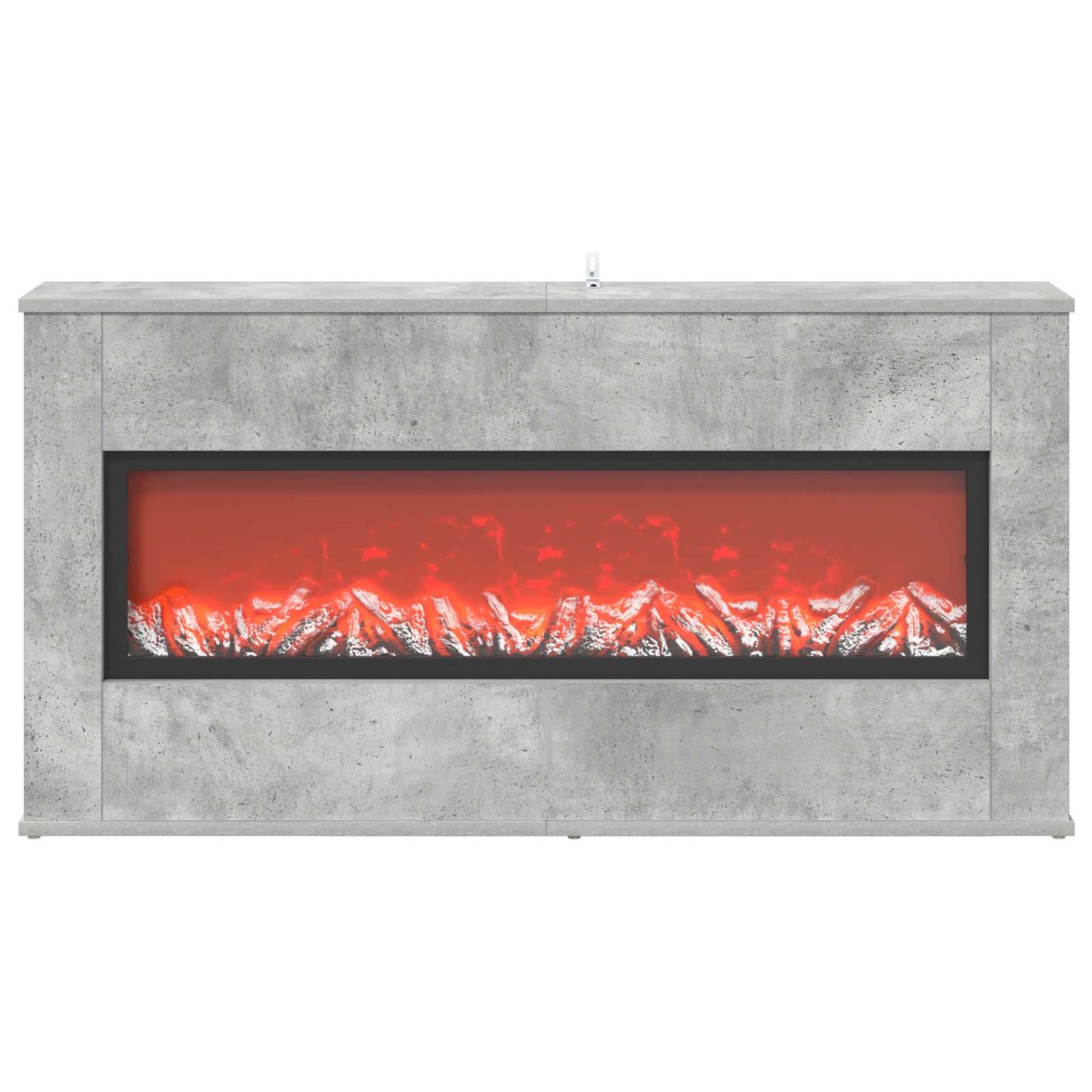 vidaXL Ηλεκτρικό τζάκι Σκυρόδεμα 114 x 18 x 58,5 cm Επεξεργασμένο ξύλο