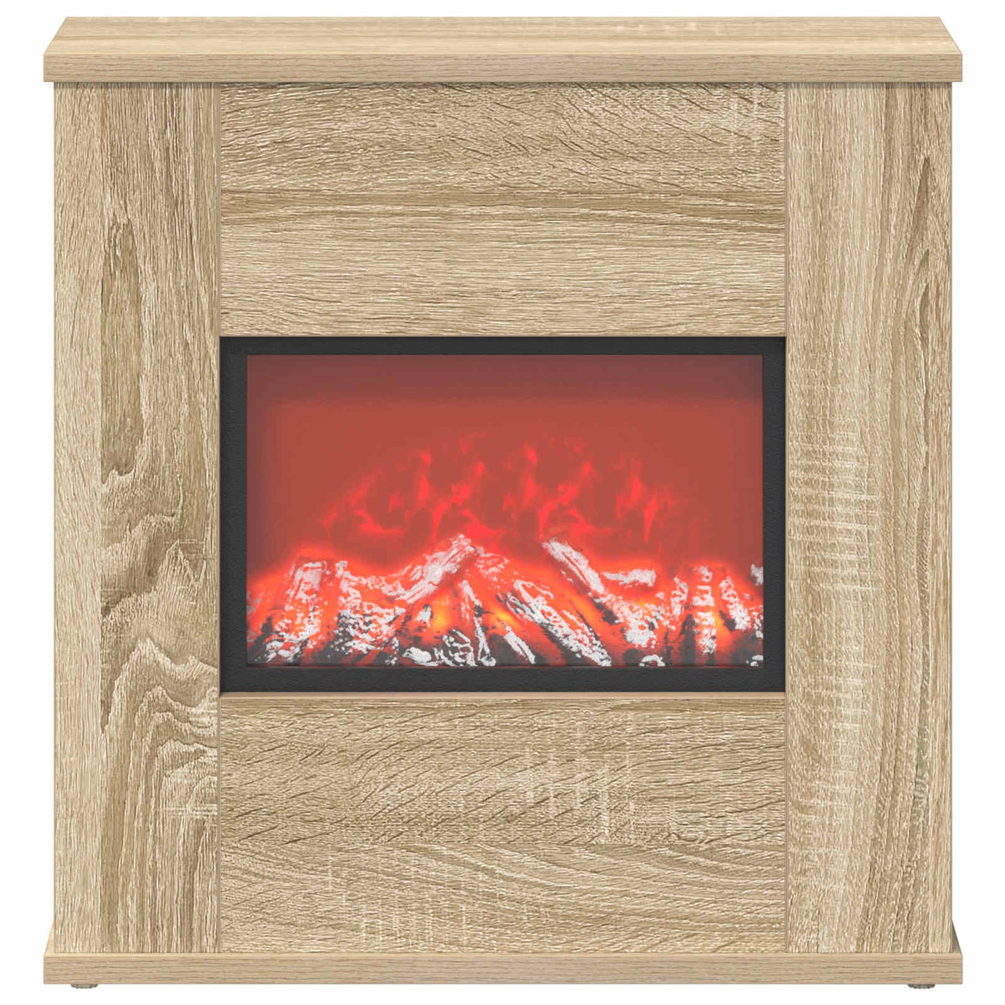 vidaXL Ηλεκτρικό τζάκι Sonoma 47 x 18 x 48 cm Επεξεργασμένο ξύλο