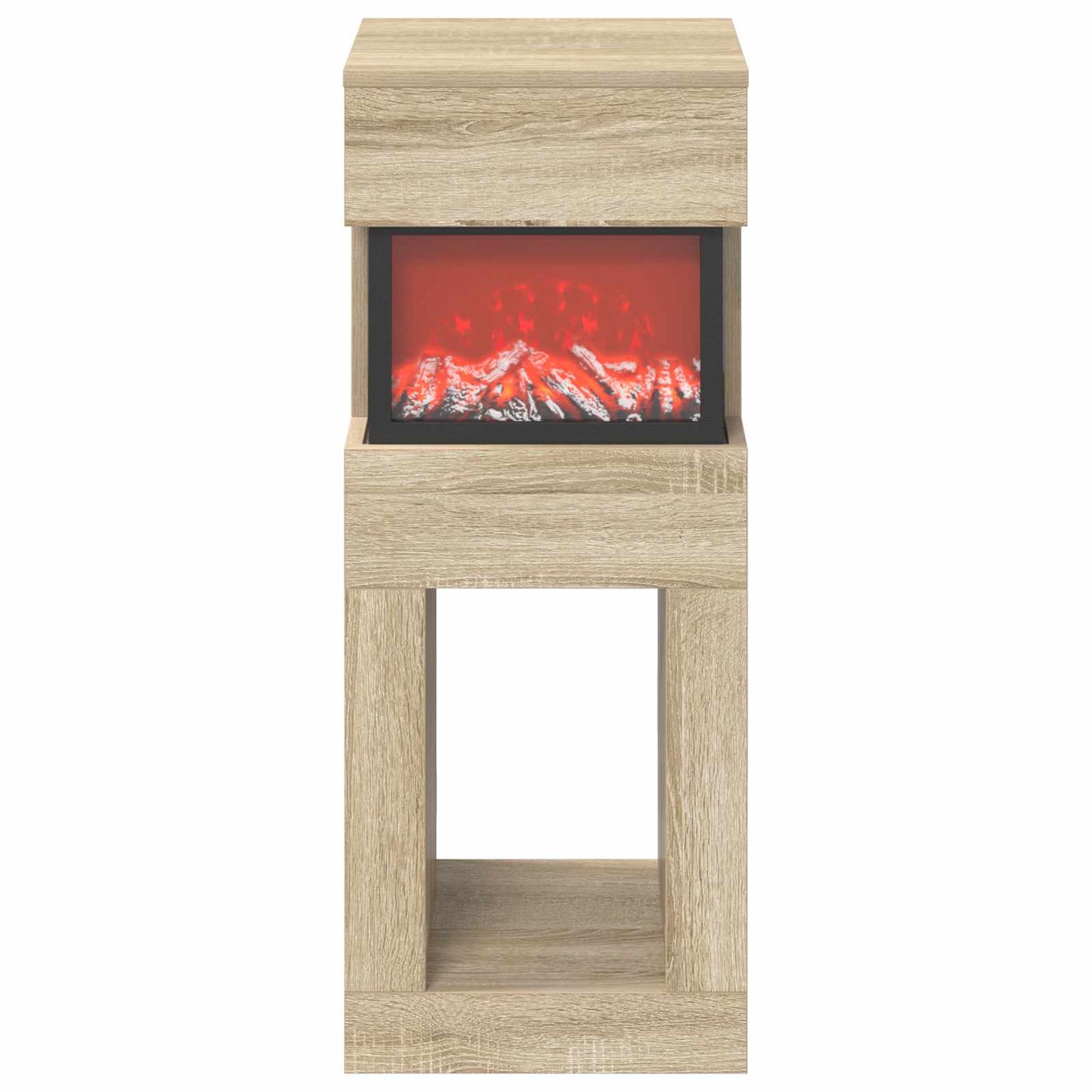 vidaXL Ηλεκτρικό τζάκι Sonoma 35 x 30 x 86 cm Επεξεργασμένο ξύλο