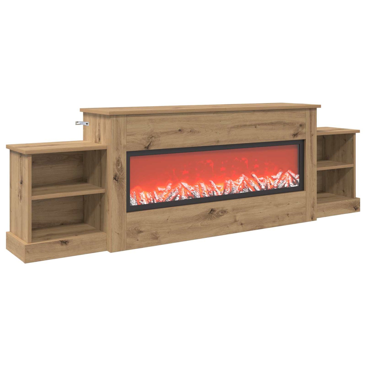 vidaXL Ηλεκτρικό τζάκι Artisan Δρυς 177 x 30 x 56,5 cm