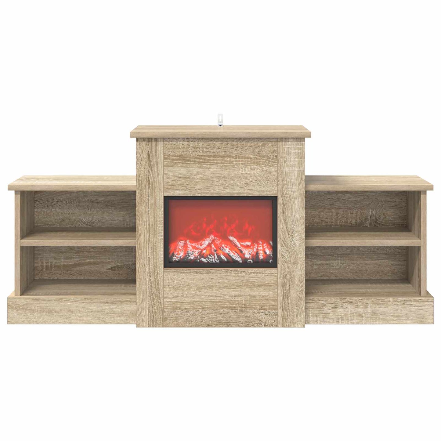 vidaXL Ηλεκτρικό τζάκι Sonoma 110 x 30 x 50 cm Επεξεργασμένο ξύλο