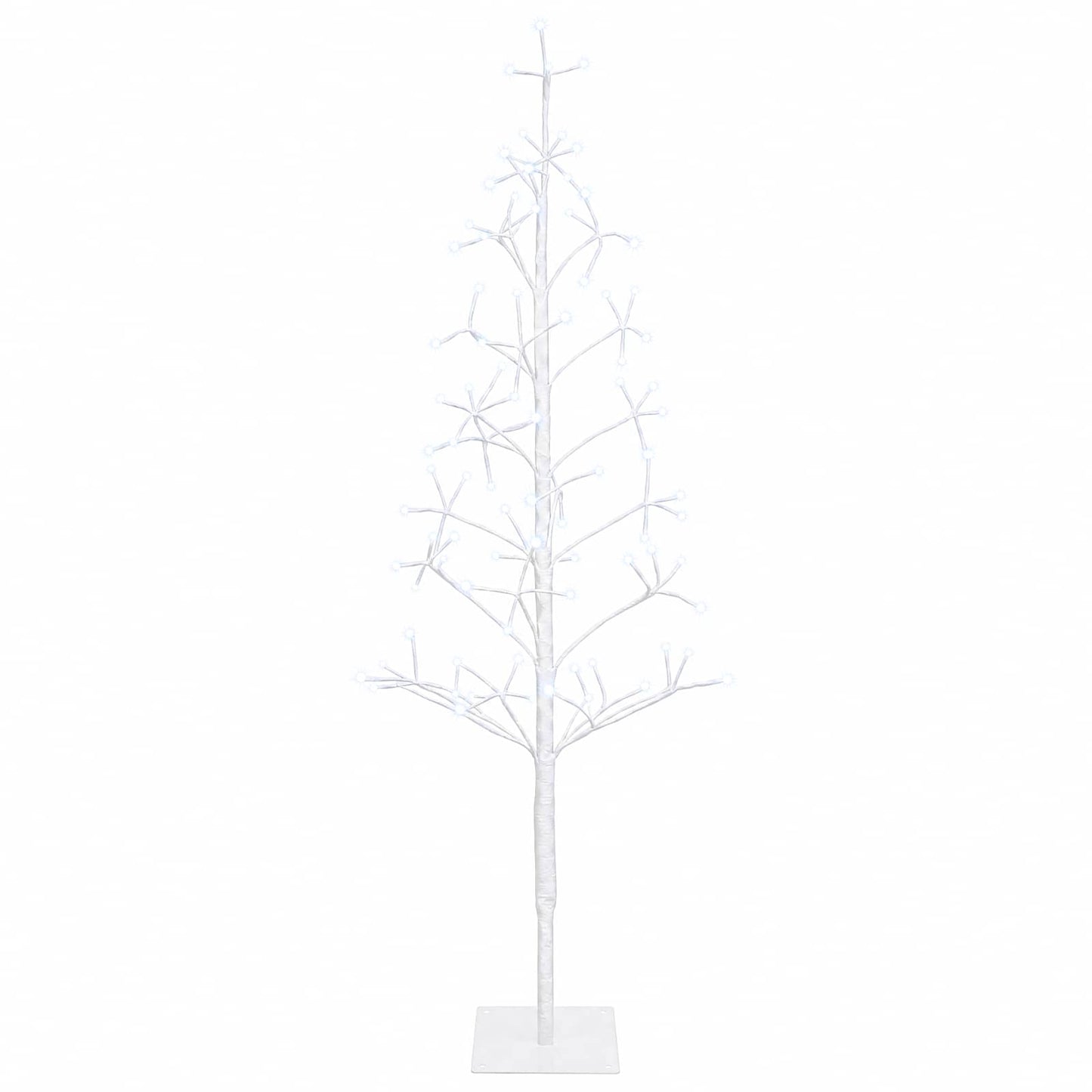 vidaXL Χριστουγεννιάτικο δέντρο LED με φωτάκια string Λευκό