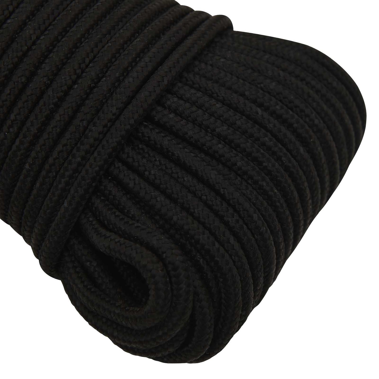 vidaXL Σχοινί γενικής χρήσης πολλαπλών χρήσεων 5 χιλ. 50 m Μαύρο