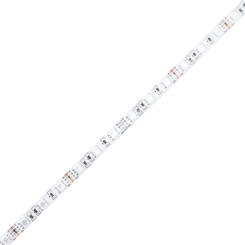 vidaXL Κρεβάτι Boxspring με Στρώμα&LED Αν. Γκρι 140x190 εκ. Βελούδινο