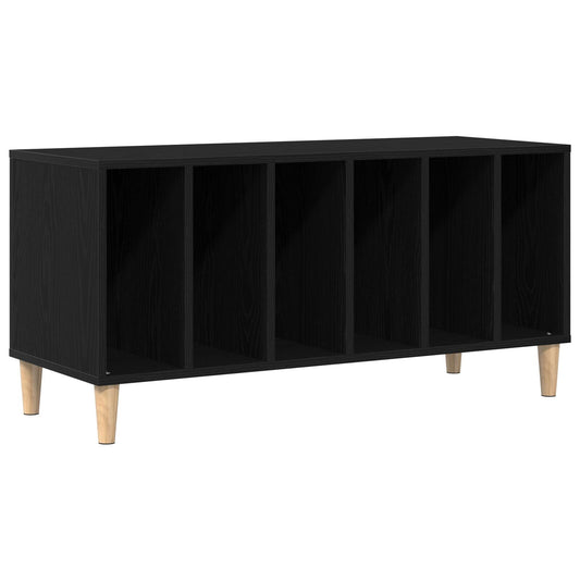 vidaXL Ντουλάπι Δίσκων Μαύρο Δρυς 100x38x48 εκ Επεξεργασμένο Ξύλο