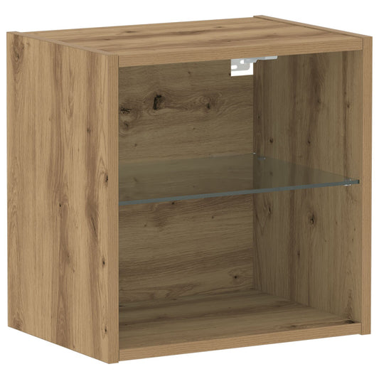 vidaXL Κρεμαστό Ράφι Μασίφ Δρυός 40x28,5x40 εκ. Επεξεργασμένο Ξύλο