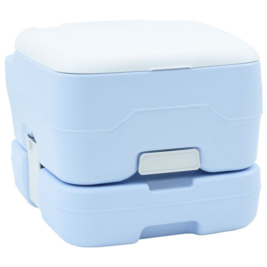 vidaXL Φορητή Τουαλέτα Κάμπινγκ Μπλε 10L Νερό 10L Δεξαμενή Απόβλητων