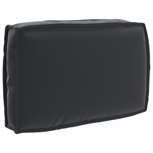 vidaXL Σετ Μαξιλαριών Πάγου 2 pcs Μαύρο 60 x 60 x 12 cm Ύφασμα Oxford