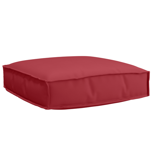 vidaXL Σετ Μαξιλαριών Πάγου 2 pcs Μπορντό 60 x 60 x 12 cm