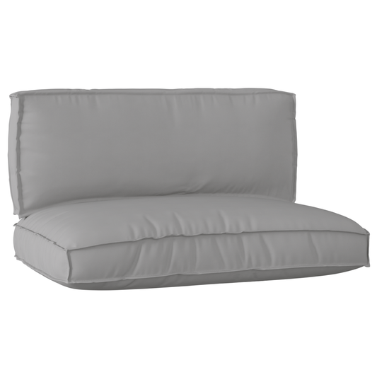 vidaXL Σετ Μαξιλαριών Πάγου 2 pcs Γκρι 120 x 80 x 12 cm Ύφασμα Oxford