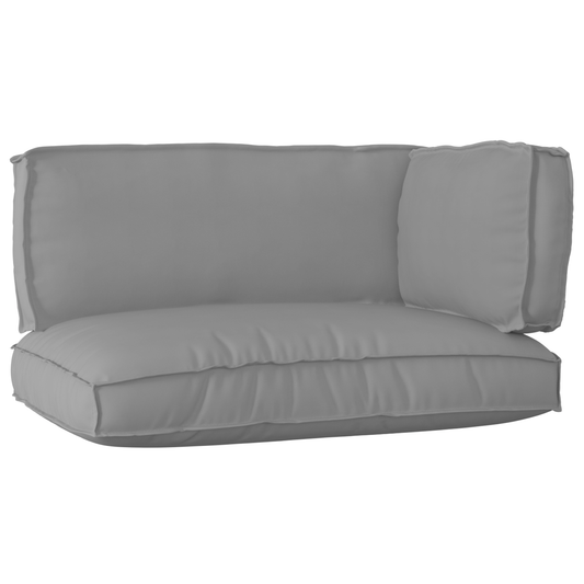 vidaXL Σετ Μαξιλαριών Πάγου 3 pcs Γκρι 120 x 80 x 12 cm Ύφασμα Oxford