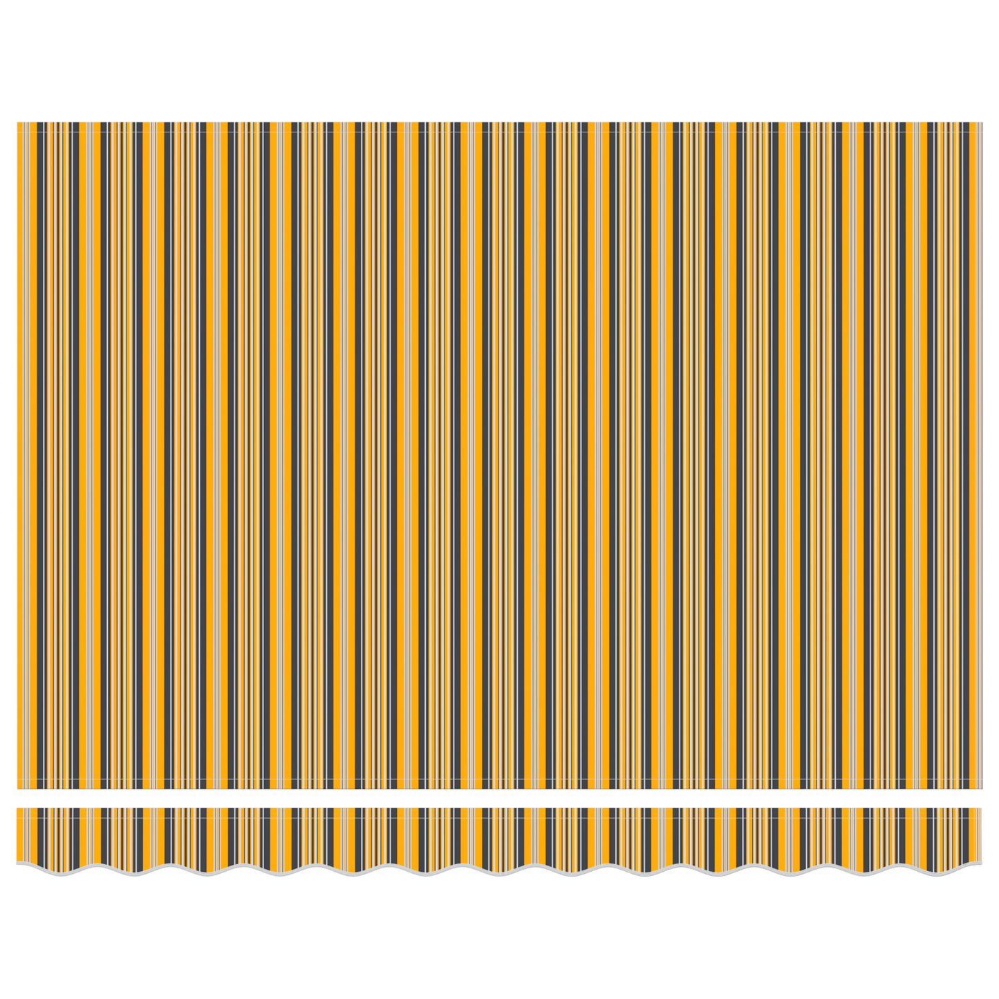 vidaXL Αυτόματη Ανασυρόμενη Τέντα Ριγέ 350x250 εκ.