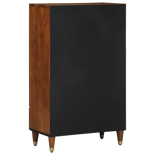 vidaXL Highboard Καφέ 60 x 33 x 100 εκ. Στερεό ξύλο μάνγκο