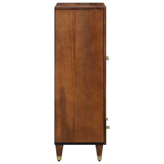 vidaXL Highboard Καφέ 60 x 33 x 100 εκ. Στερεό ξύλο μάνγκο