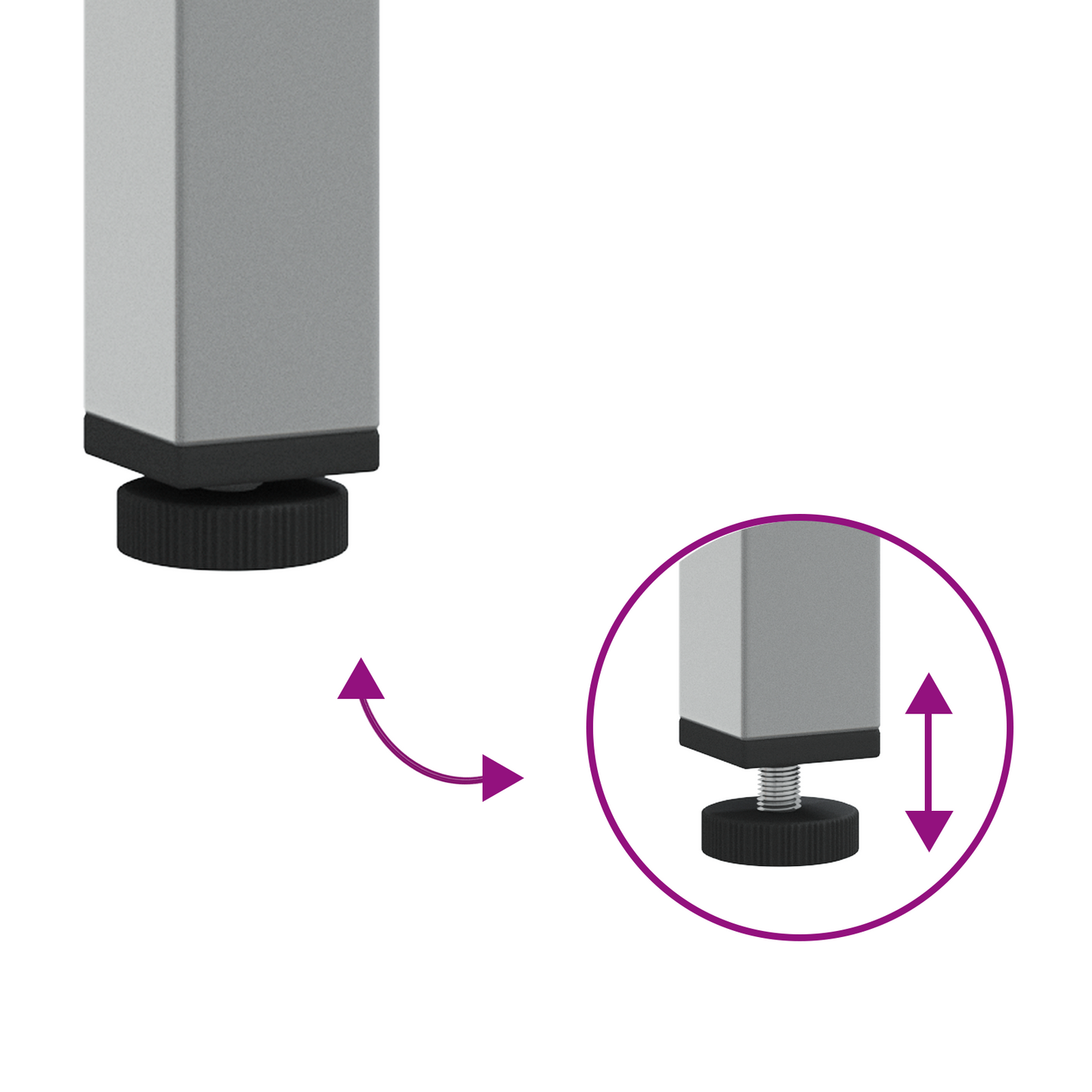 vidaXL Πάγκος Εργασίας με συρτάρι Μαύρο και γκρι 50 x 55 x 85 εκ.