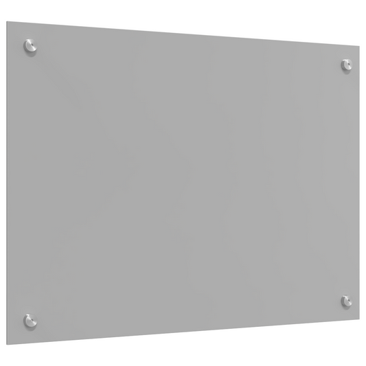 vidaXL Κουζίνα Πλακόστρωσης Φωτεινό Γκρι 70x50x0,6 εκ. Θερμοσυγκρατημένο Γυαλί