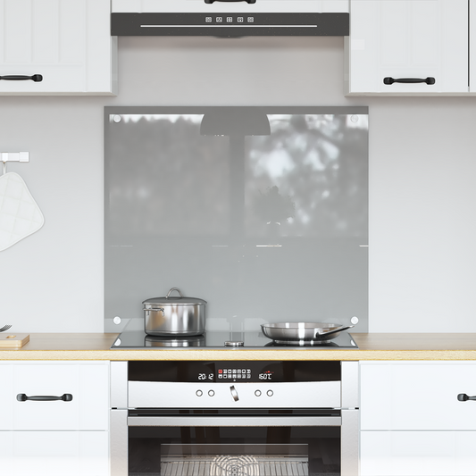 VidaXL Φωτιστικό κουζίνας Ανοιχτό Γκρι 70x60x0,6 εκ. Σκληρυμένο Γυαλί