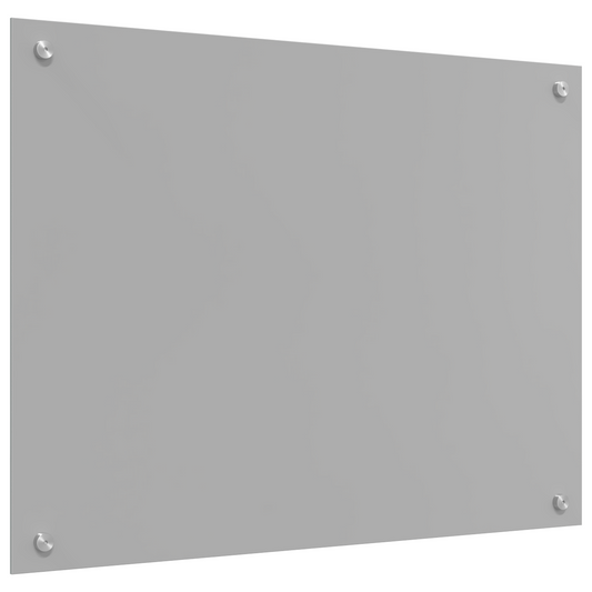 vidaXL Φωτιστικό Πίσω Τείχους Κουζίνας Ανοιχτό Γκρι 80x50x0,6 εκ Γυαλί Αντισκηνής