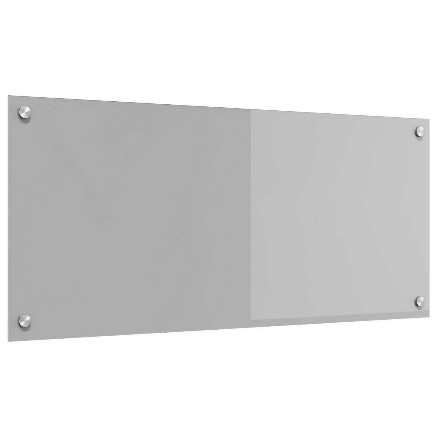 vidaXL Κουζίνα με Φόντο από Πλακάκι σε Ανοιχτό Γκρι 90x40x0,6 εκ. από Σκληρυμένο Γυαλί