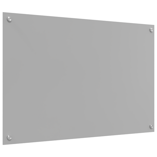 vidaXL Φωτιστικό Κουζίνας Ανοιχτό Γκρι 90x60x0,6 εκ. Σκληρυμένο Γυαλί