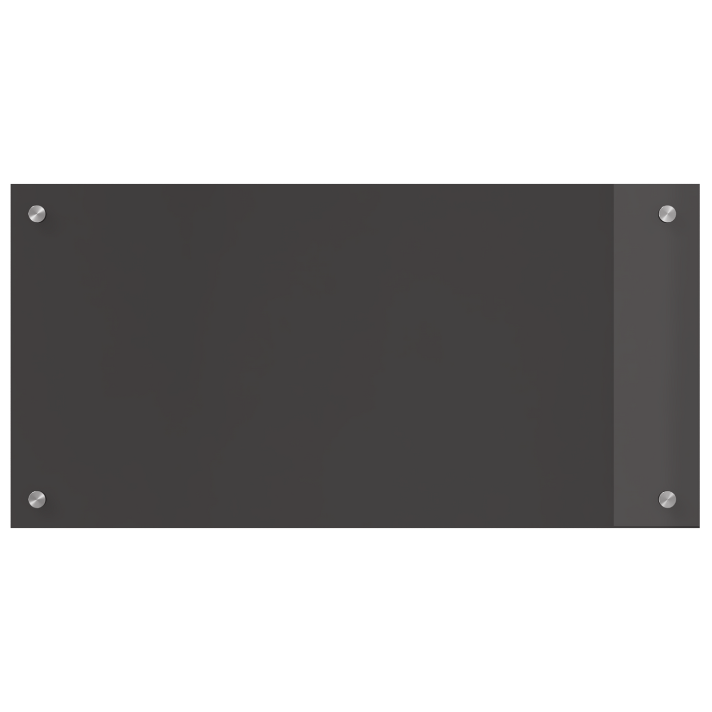 vidaXL Κουζίνα Πίσω τοίχωμα Σκούρο Γκρι 80x40x0,6 εκ Σκληρυμένο Γυαλί