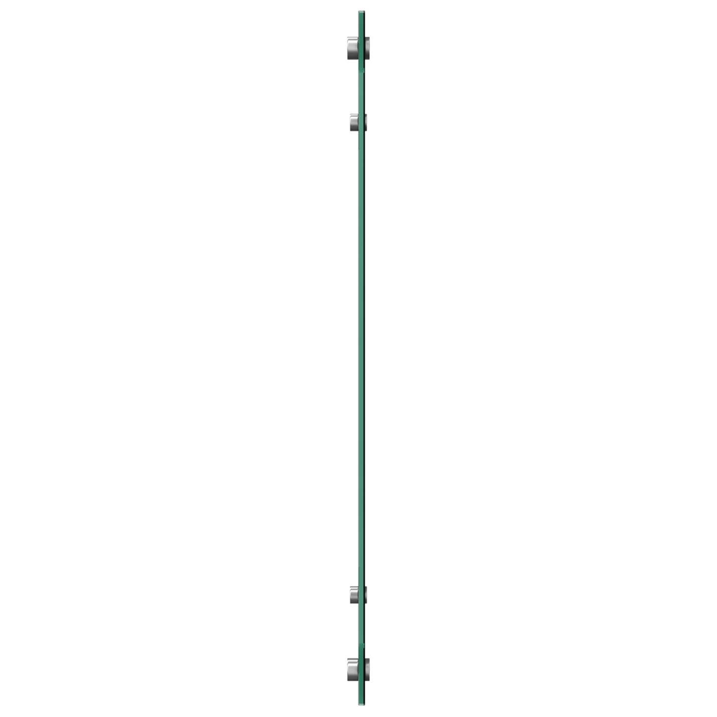 vidaXL Μπροστινό Κουζίνας σε Σκούρο Γκρι - 80x60x0.6 εκ Σκληρυμένο Γυαλί