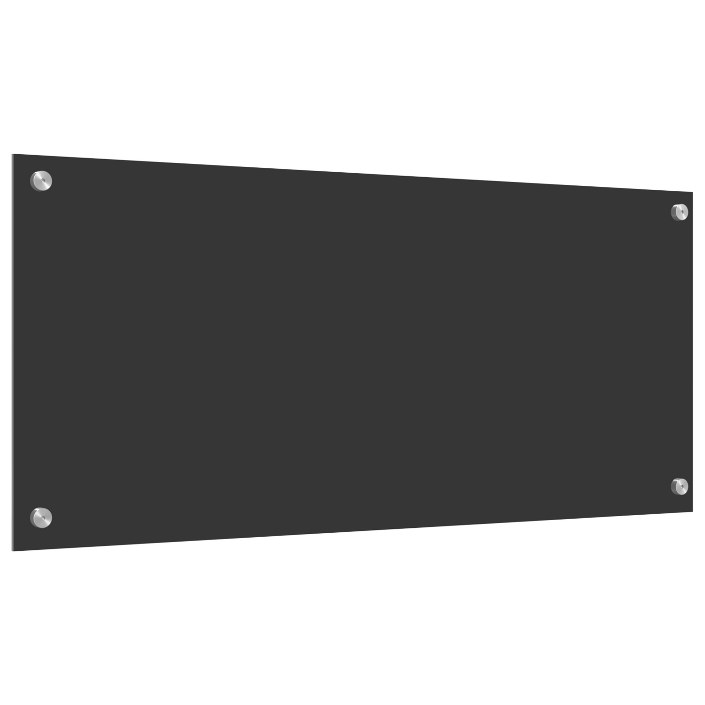 vidaXL Κουζίνα Πλακάκι Σκούρο Γκρι 90x40x0,6 εκ. Ψημένο Γυαλί