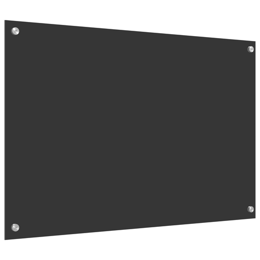 Πίνακας κουζίνας vidaXL Σκούρο Γκρι 90x60x0,6 εκ από Σκληρυμένο Γυαλί