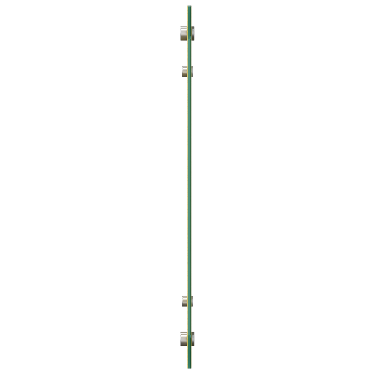 vidaXL Πίσω Τοίχος Κουζίνας Κίτρινος 80x50x0,6 εκ Σκληρωμένο Γυαλί