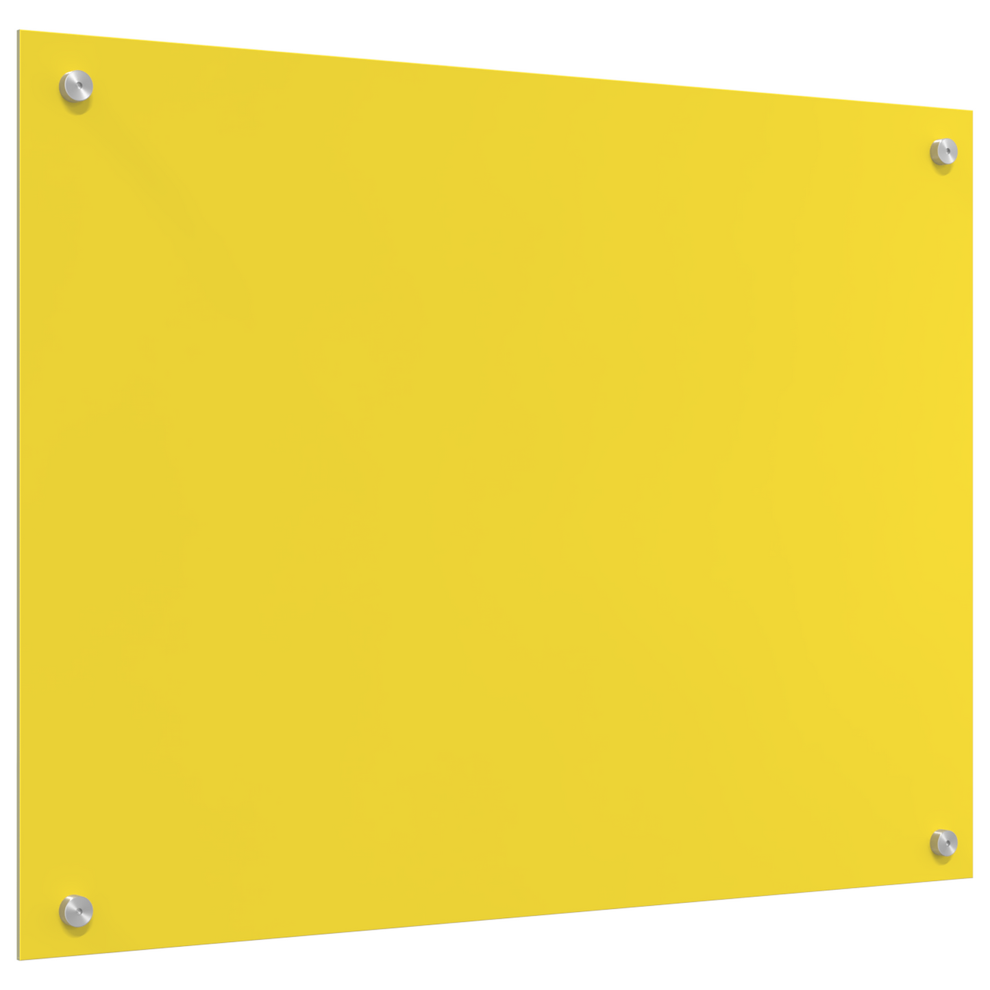 vidaXL Κουζίνα Πίσω τοίχος Κίτρινος 80x60x0,6 εκ. Σκληρυμένο γυαλί