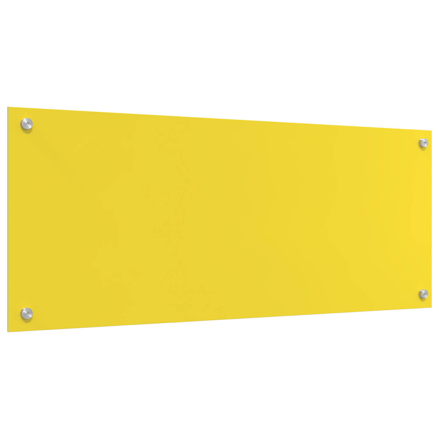 vidaXL Πίνακας Κουζίνας Κίτρινος 100x40x0.6 εκ Σκληρυμένο Γυαλί