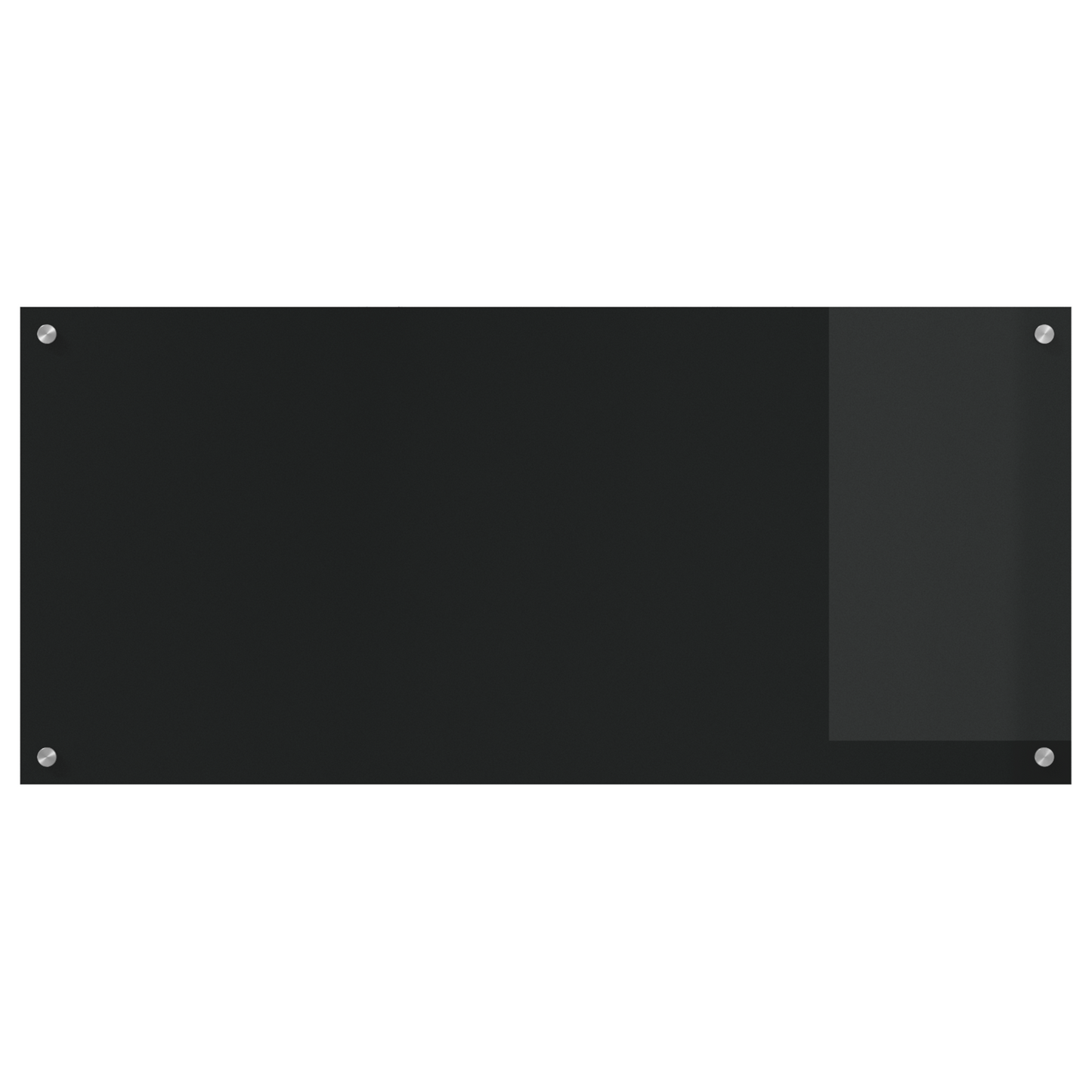 vidaXL Πλακάκι Κουζίνας Μαύρο 110x50x0,6 εκ Γυαλί Σαπουνοειδές