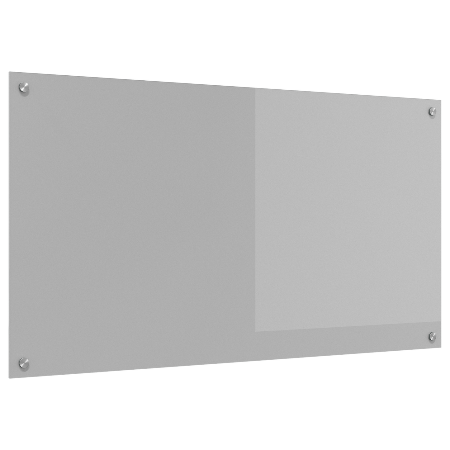 vidaXL Πλάτη Κουζίνας Ανοιχτό Γκρι 110x60x0,6 εκ από Γυαλί Ανθεκτικό