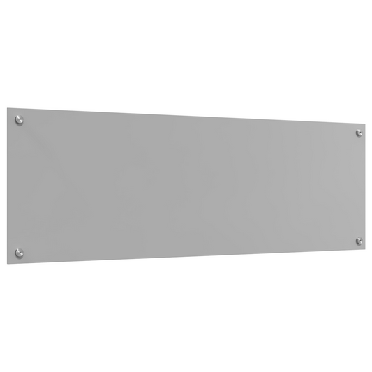 Φωτιστικό Πίνακα Κουζίνας vidaXL σε Ανοιχτό Γκρι 120x40x0,6 εκ από Γυαλί Ασφαλείας